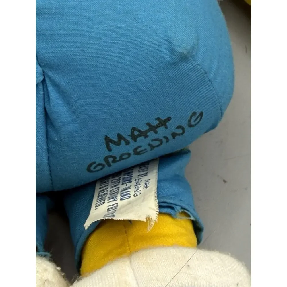 Vintage 1990 Bart Simpson Plush Doll 16” Fox Matt Groening Toy